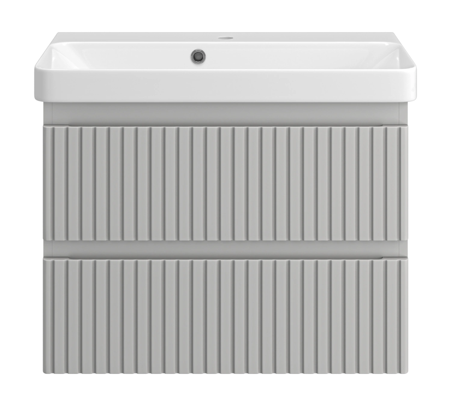 Тумба с раковиной Brevita Victory 70 подвесная, серый шелк от магазина Vanna-Vanna.ru!