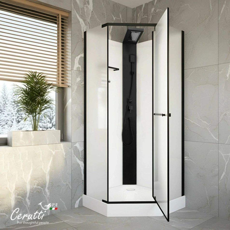 Душевая кабина Ceruttispa CHIKA901BF (90x90x215-225) от магазина Vanna-Vanna.ru!