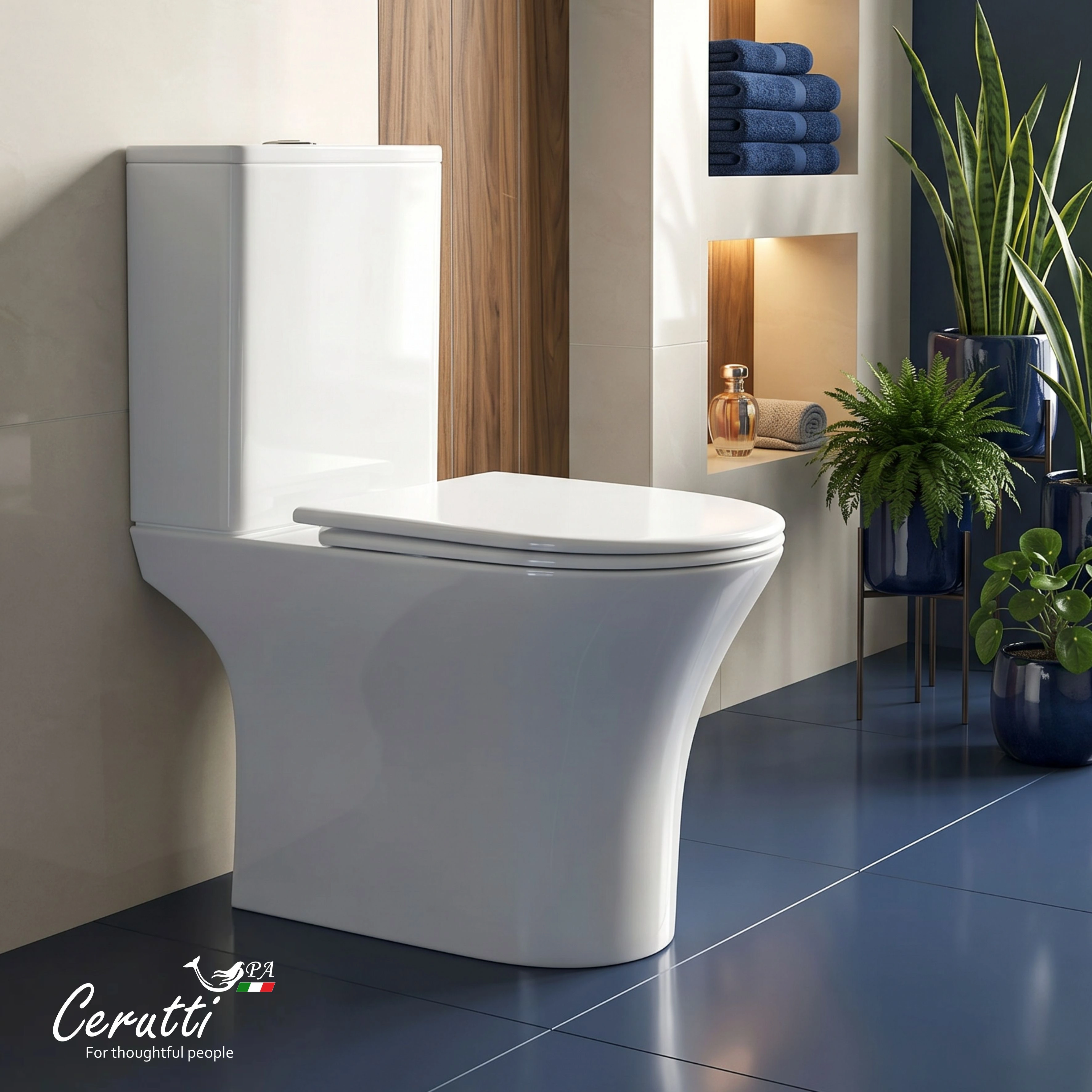 Унитаз напольный Ceruttispa BERNINA Tornado CT11133 безободковый от магазина Vanna-Vanna.ru!