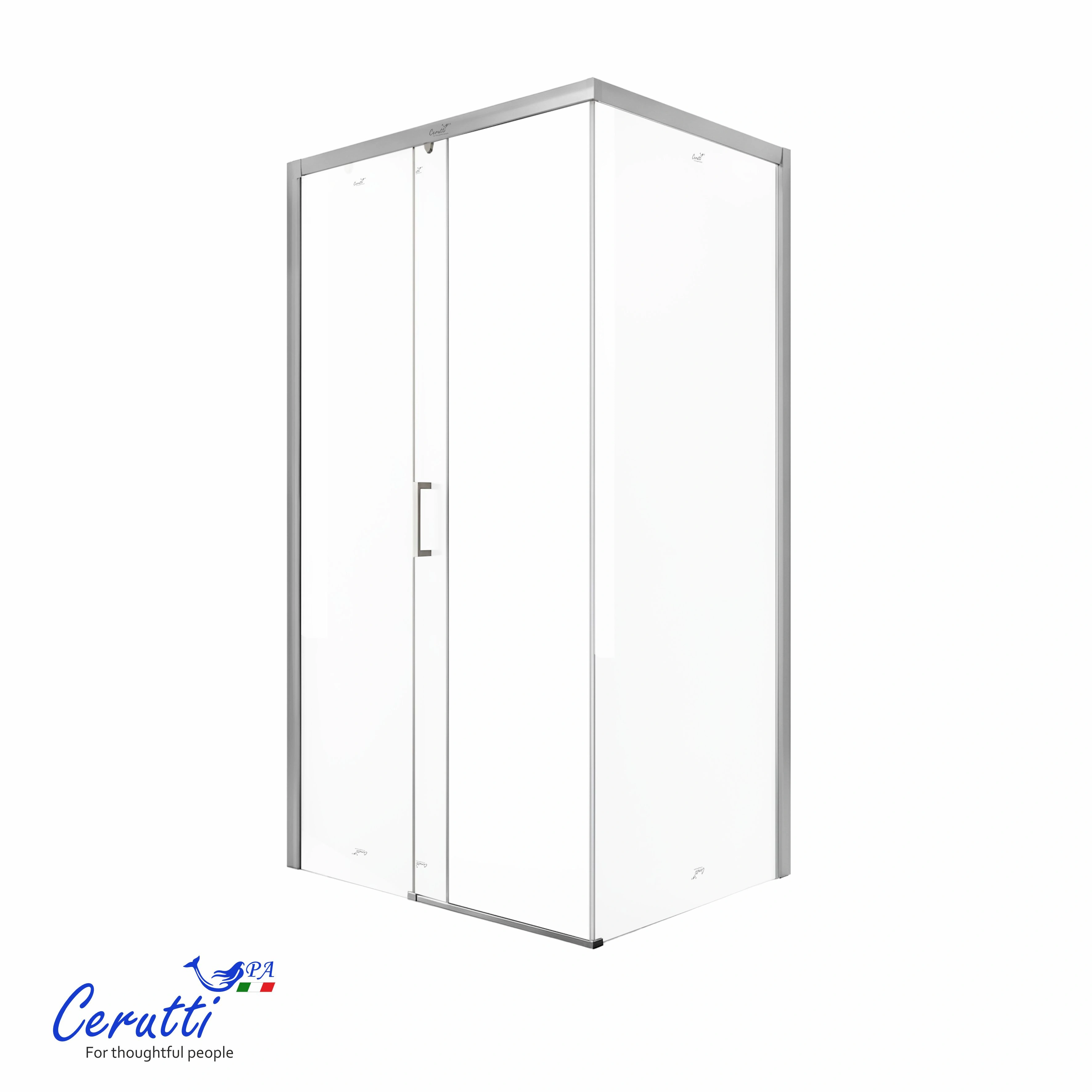 Душевое ограждение Ceruttispa ВИТО (VITO) 110 (110x80x195) от магазина Vanna-Vanna.ru!