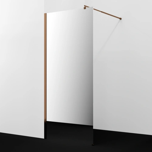 Душевая перегородка WasserKRAFT Rur 30W39RG-MR, розовое золото от магазина Vanna-Vanna.ru!