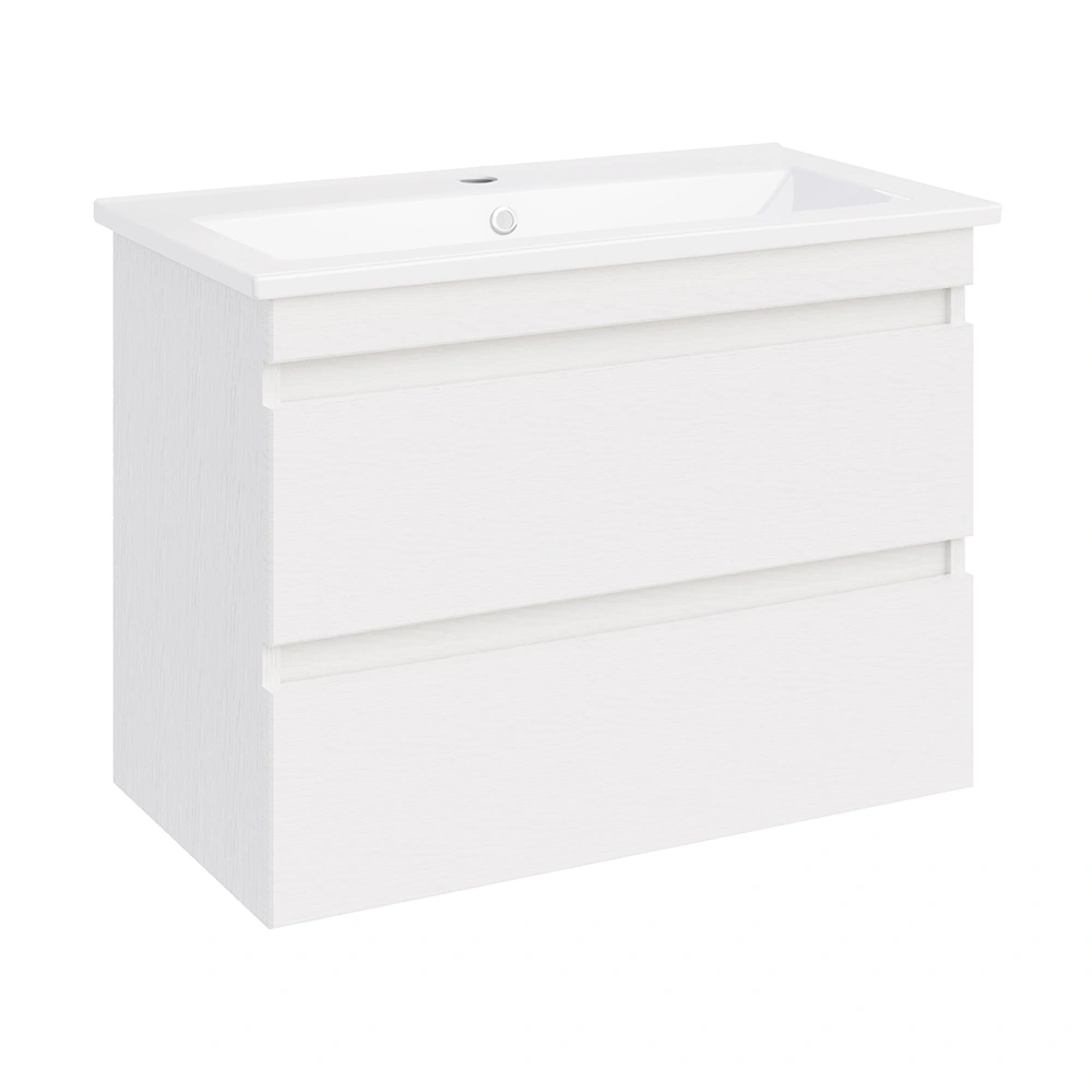 Мебель для ванной Асб-мебель Лира 75 комплект, подвесной, белый