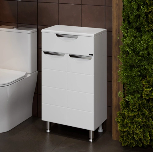 Тумба-комод Санта Родос 45 1 ящик, 2 двери, белая от магазина Vanna-Vanna.ru!