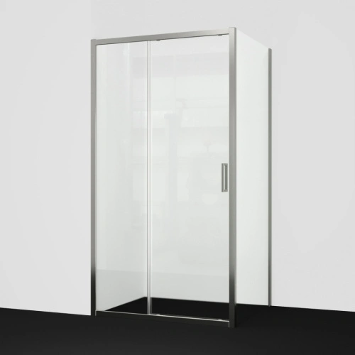 Душевой уголок WasserKraft Tauber 64S14 110х80 прямоугольный, без поддона, прозрачное стекло, никель от магазина Vanna-Vanna.ru!