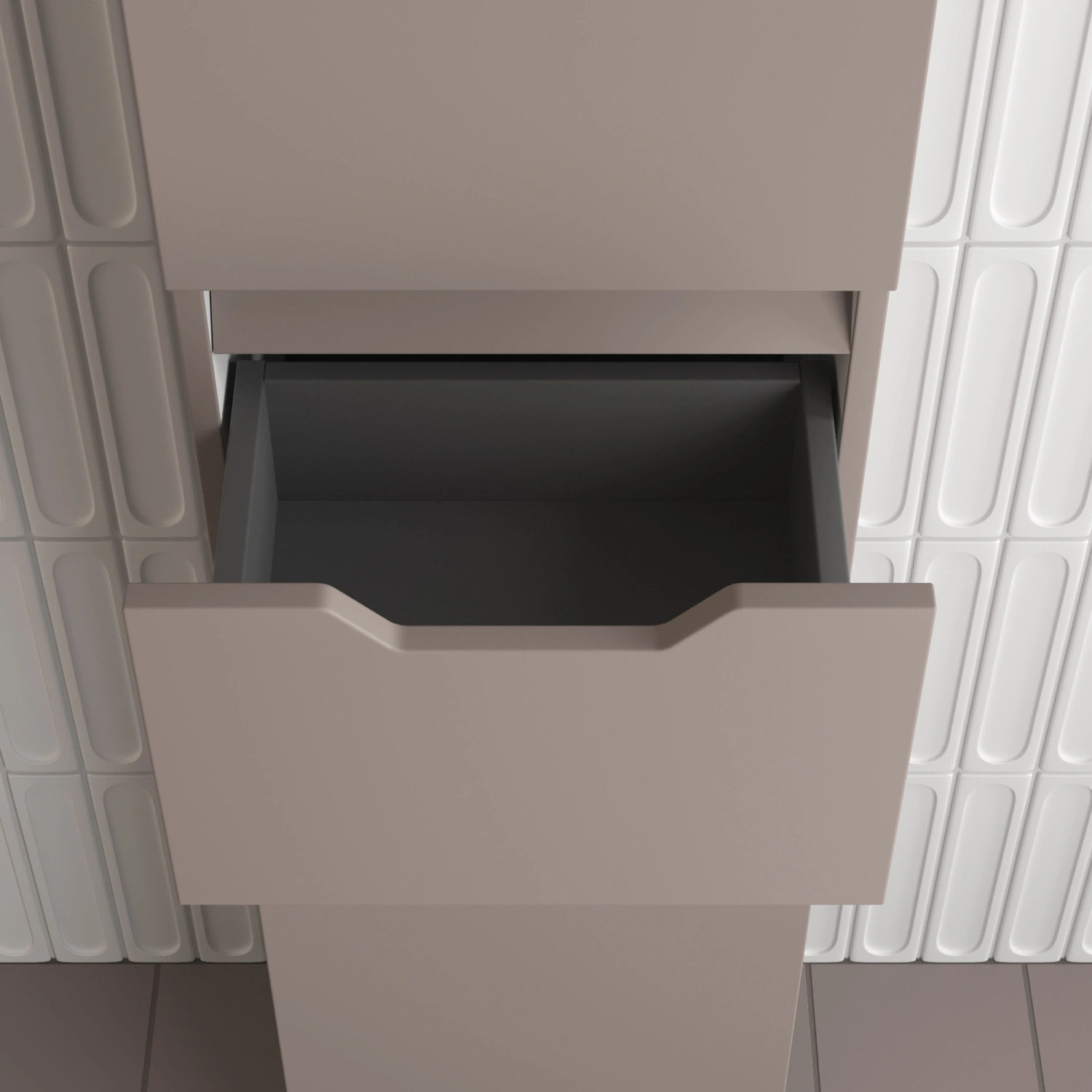 Пенал Style Line Остин 36 R, напольный, 1 ящик, тауп темный от магазина Vanna-Vanna.ru!