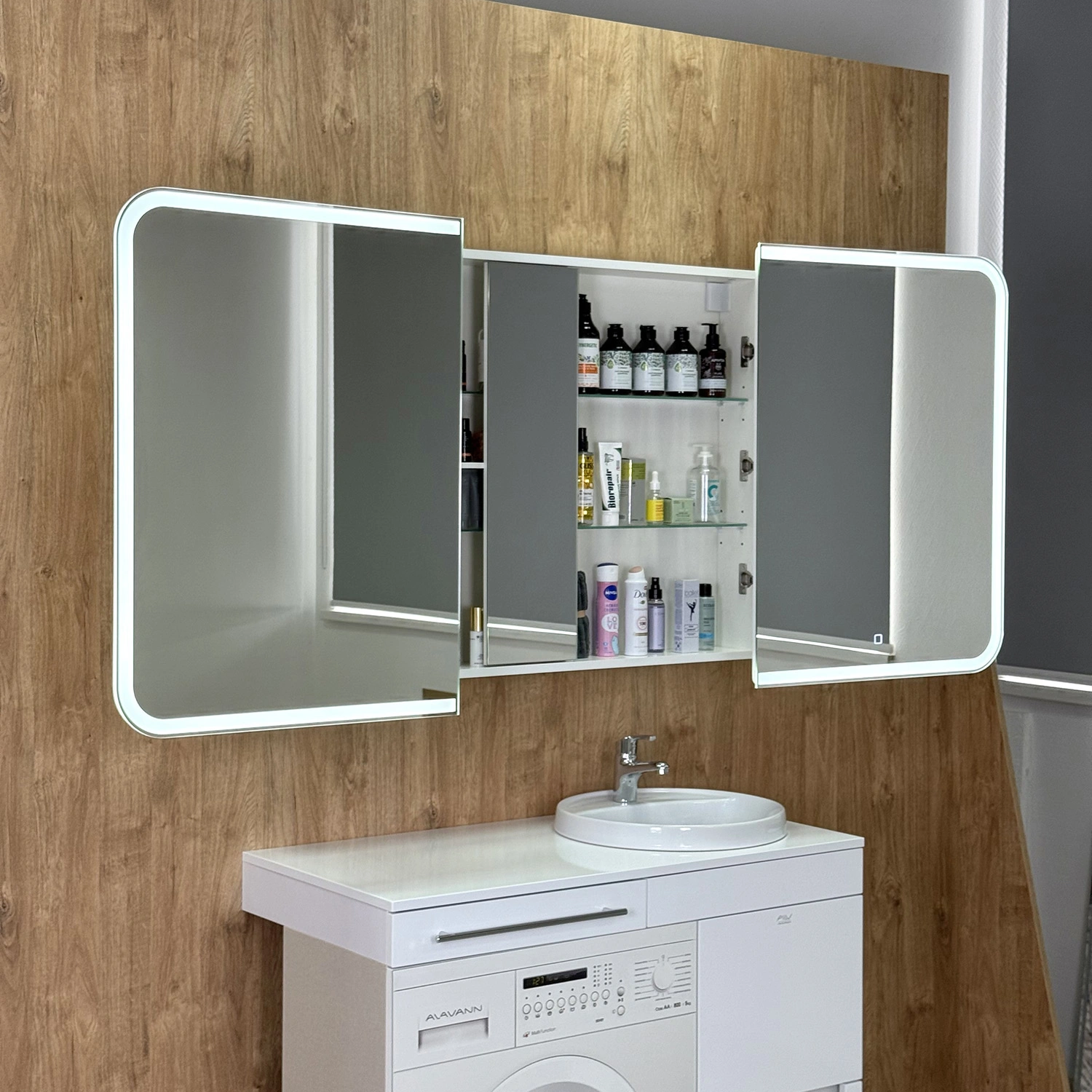 Шкаф зеркальный Alavann "Cosmetic Light 120" от магазина Vanna-Vanna.ru!