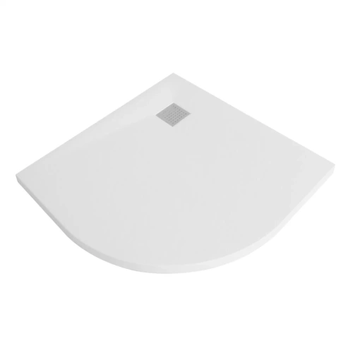 Поддон для душа WasserKraft Main 41T01 90х90 полукруглый, из стеклопластика, белый от магазина Vanna-Vanna.ru!