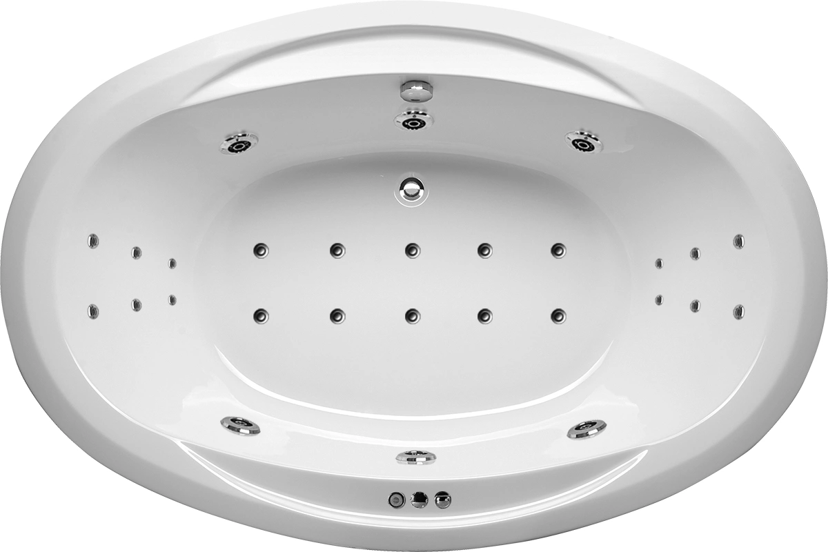 Ванна акриловая Vayer Opal 180x120 встраиваемая от магазина Vanna-Vanna.ru!