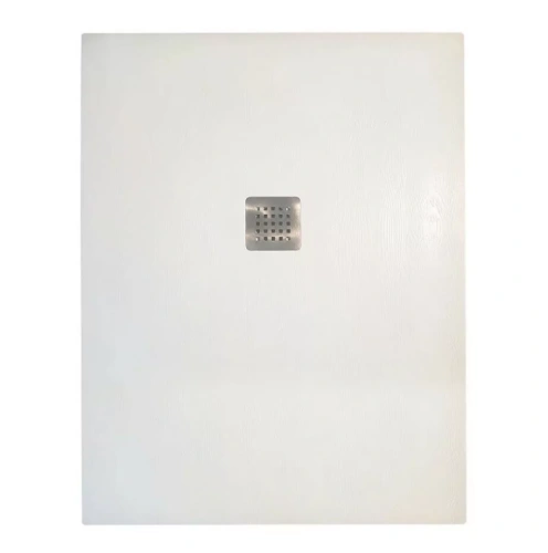 Поддон для душа Veconi  TZW-21 100х80 прямоугольный, из искусственного камня, белый под дерево от магазина Vanna-Vanna.ru!