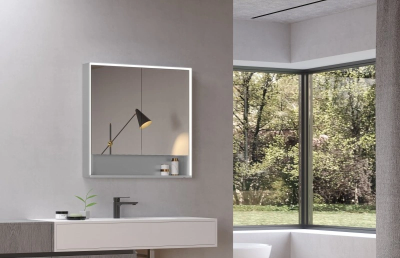 Зеркало-шкаф Esbano ES-5508 80х80 от магазина Vanna-Vanna.ru!