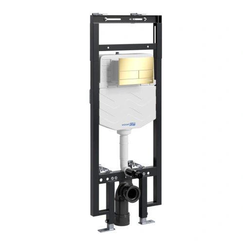 Инсталляция WasserKraft Dinkel 58TLT.010.ME.PG04 для подвесного унитаза, с кнопкой от магазина Vanna-Vanna.ru!