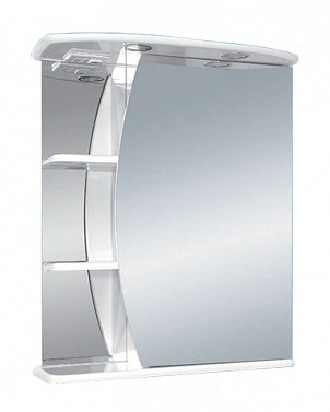 Зеркало-шкаф Misty Луна 60 R, белый