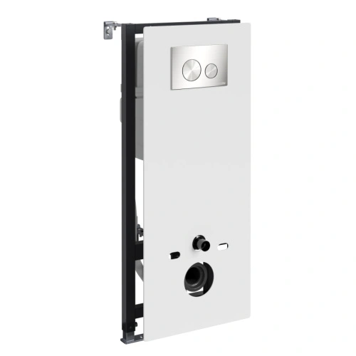 Инсталляция WasserKraft Abens 20TLT.010.ME.WH.BN02 для подвесного унитаза, с кнопкой