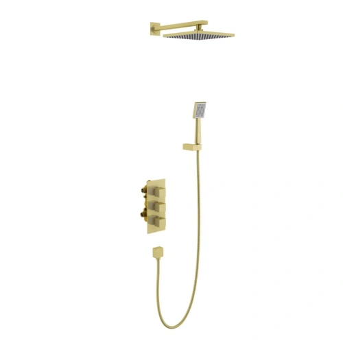 Душевой комплект Timo Tetra-thermo SX-0179/17SM золото от магазина Vanna-Vanna.ru!