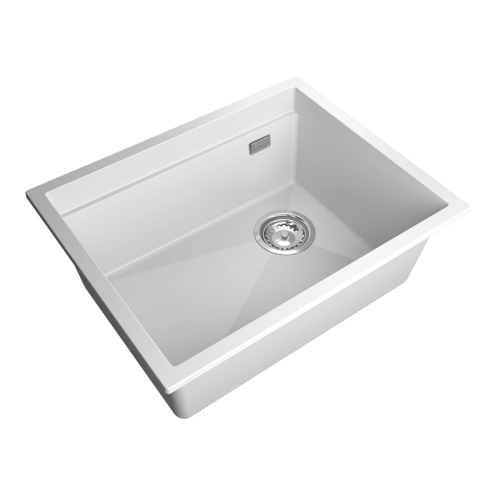 Кухонная мойка Rivelato LINO LN-554-R иней от магазина Vanna-Vanna.ru!