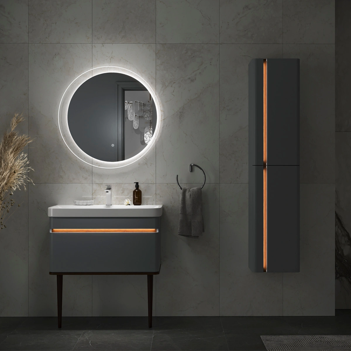 Пенал EQUIL Elegante 36 L/R подвесной мэйджик/дуб голиано от магазина Vanna-Vanna.ru!