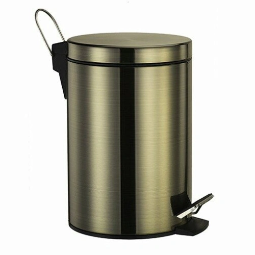 Ведро для мусора WasserKraft K-645 светлая бронза от магазина Vanna-Vanna.ru!