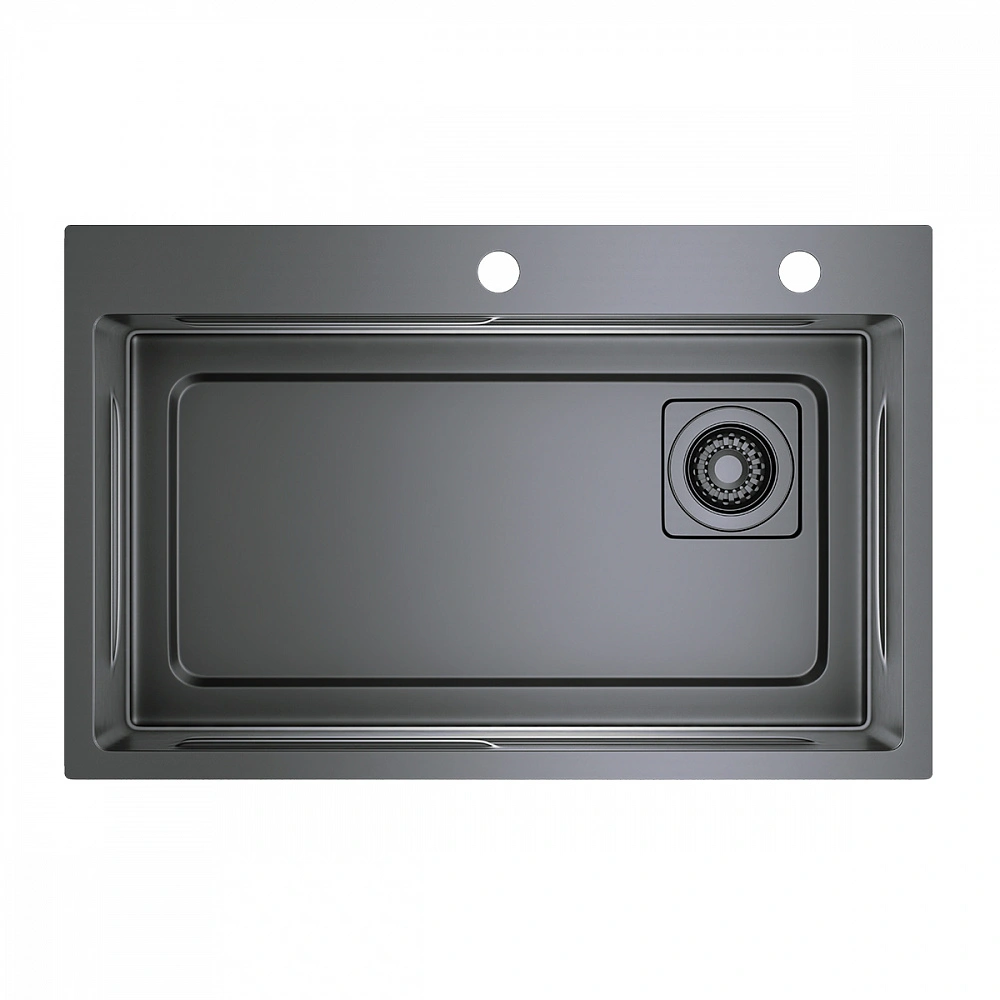 Кухонная мойка Raglo R702.7246.09, комплект, графит от магазина Vanna-Vanna.ru!