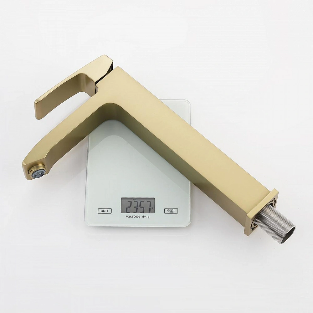 Смеситель для раковины Raglo R01.15.03, золотой сатин от магазина Vanna-Vanna.ru!