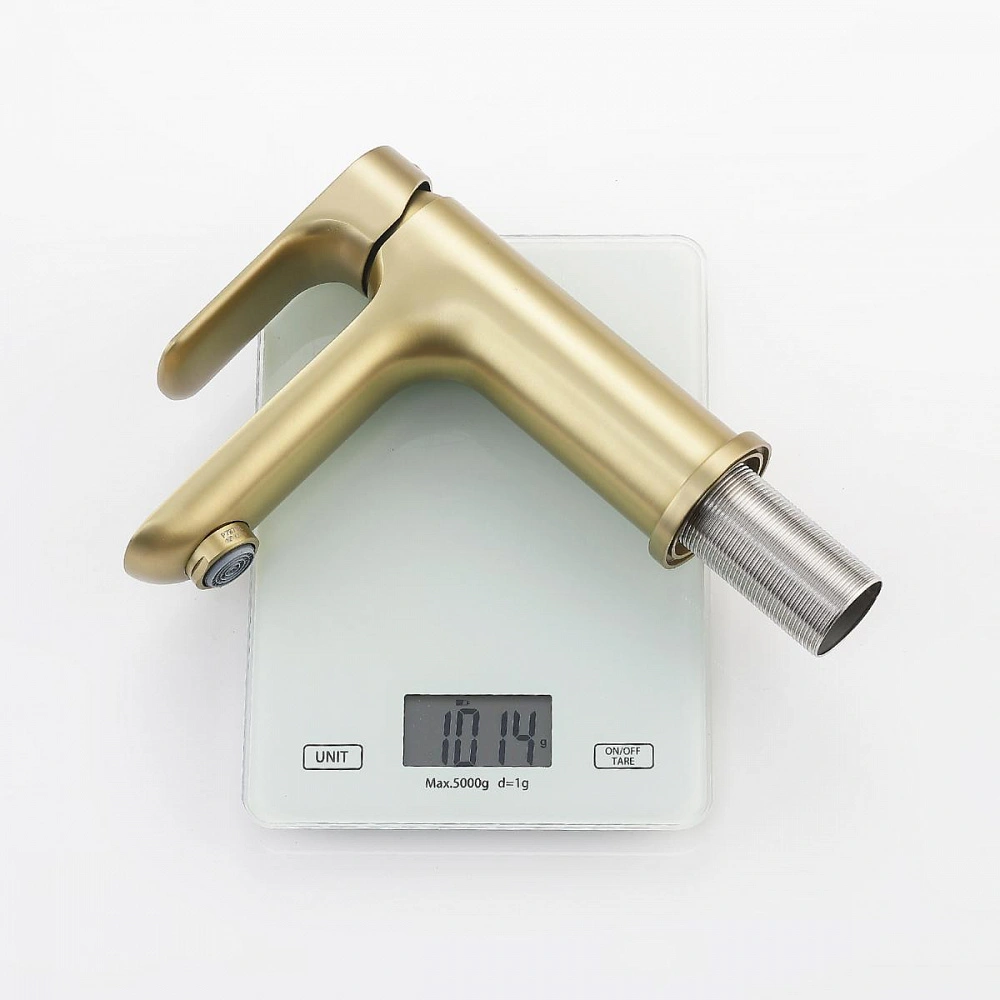 Смеситель для раковины Raglo R03.10.03, золотой сатин от магазина Vanna-Vanna.ru!