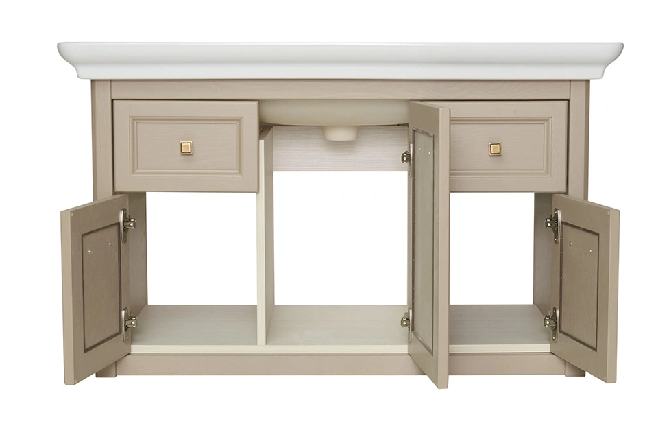 Мебель для ванной ASB Woodline Толедо 105 комплект, подвесной, капучино, хром