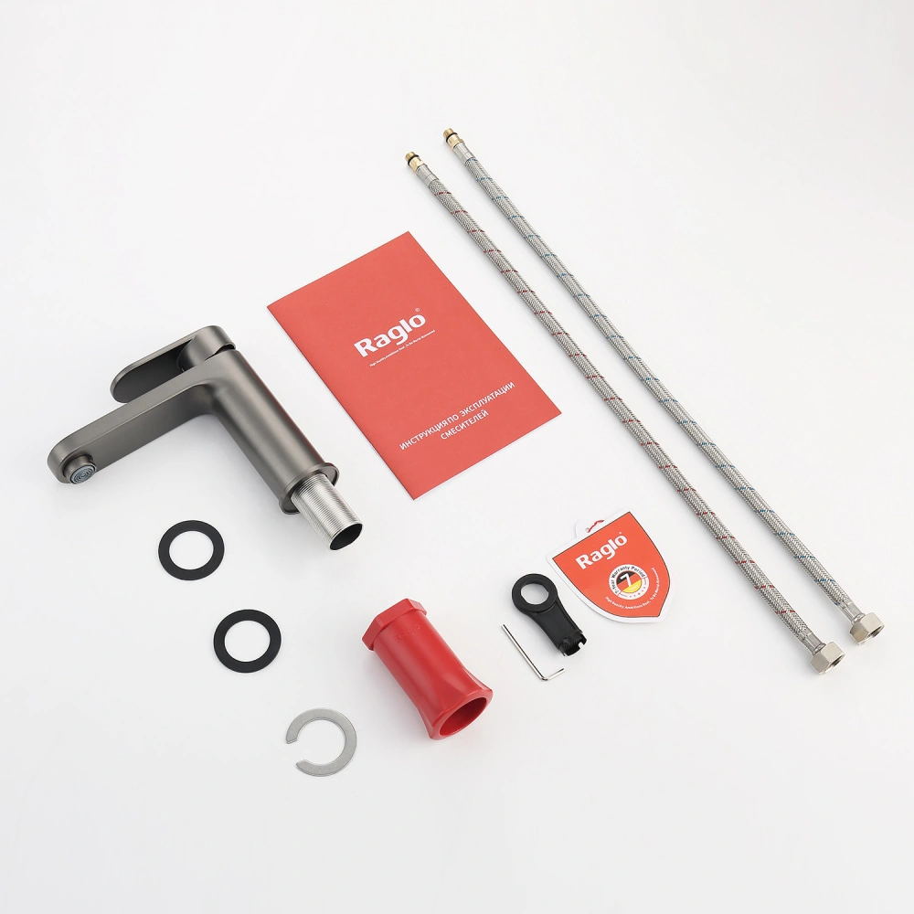 Смеситель для раковины Raglo R50.10.09, графит от магазина Vanna-Vanna.ru!