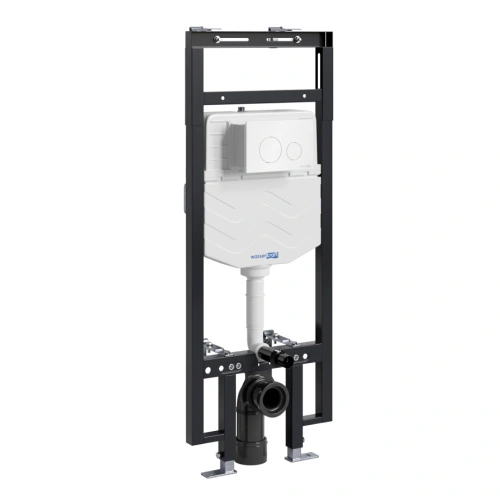 Инсталляция WasserKraft Dinkel 58TLT.010.ME.WH02 для подвесного унитаза, с кнопкой от магазина Vanna-Vanna.ru!