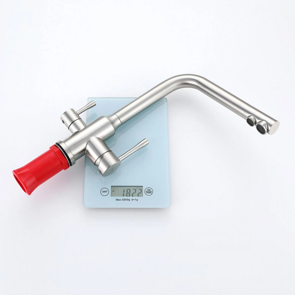 Смеситель для кухни с подключением фильтра Raglo R81.61.05, сатин