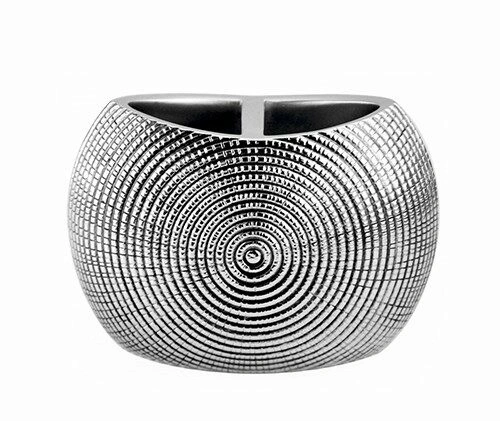 Стакан для щеток двойной WasserKraft Eider K-33328A серый