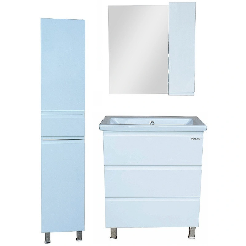 Зеркало со шкафчиком Bellezza Асти 60 R белый