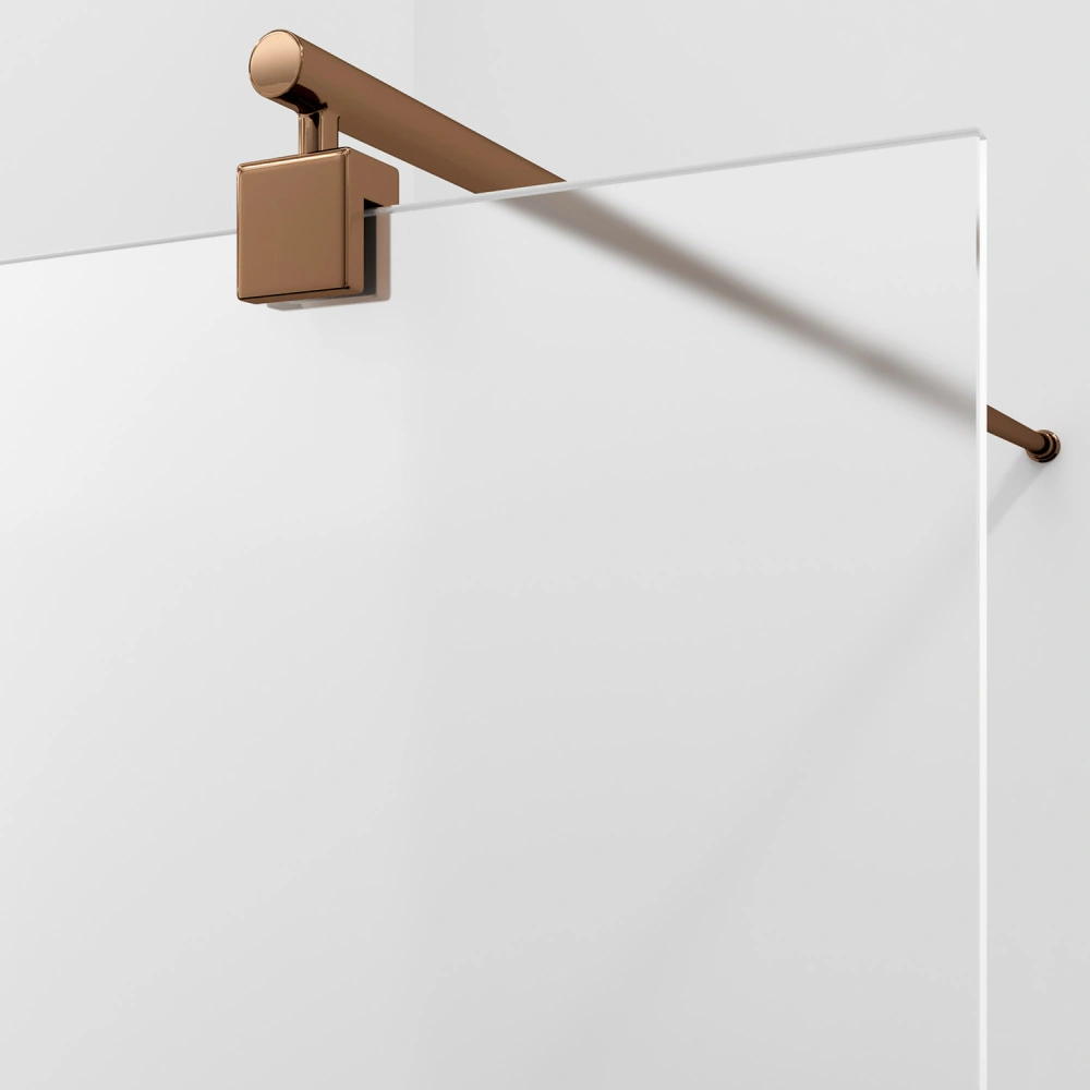 Душевая перегородка WasserKRAFT Rur 30W44RG-MG, розовое золото от магазина Vanna-Vanna.ru!