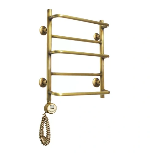 Полотенцесушитель электрический Domoterm Орфей П5 500x700 АБР EL, античная бронза от магазина Vanna-Vanna.ru!