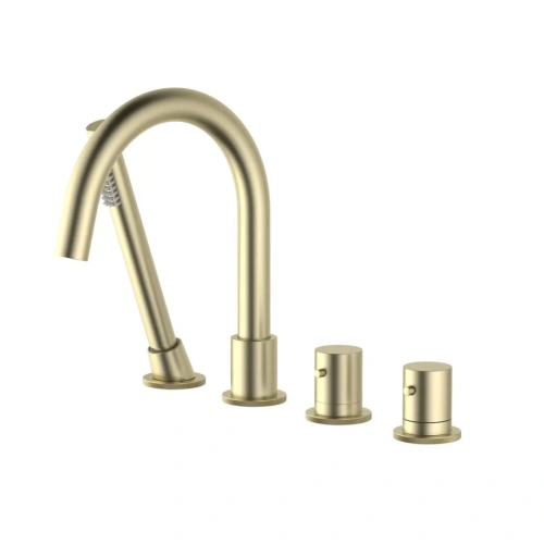 Смеситель на борт ванны Timo Saona 2330/17Y с золото матовое от магазина Vanna-Vanna.ru!