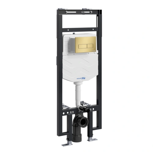 Инсталляция WasserKraft Dinkel 58TLT.010.ME.MG03 для подвесного унитаза, с кнопкой от магазина Vanna-Vanna.ru!