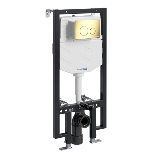 Инсталляция WasserKraft Vils 56TLT.010.ME.PG02 для подвесного унитаза, с кнопкой от магазина Vanna-Vanna.ru!