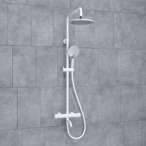 Душевая стойка WasserKraft A188.067.058.WM Thermo белый Soft-touch от магазина Vanna-Vanna.ru!