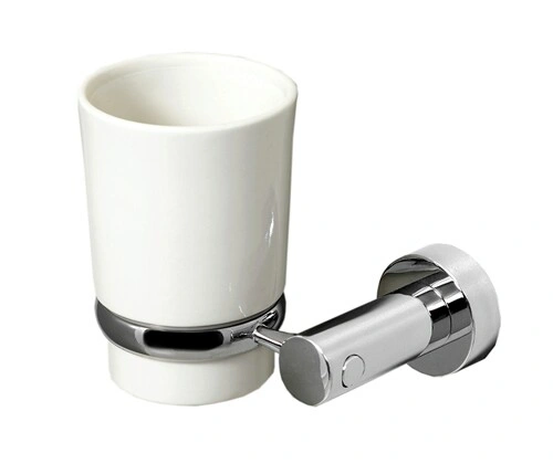 Стакан для щеток WasserKraft K-28228 хром, белый от магазина Vanna-Vanna.ru!