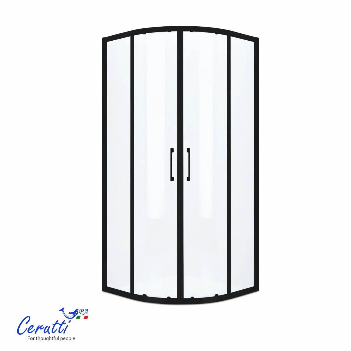 Душевой уголок Ceruttispa VIVA90B N без поддона (90x90x195) от магазина Vanna-Vanna.ru!
