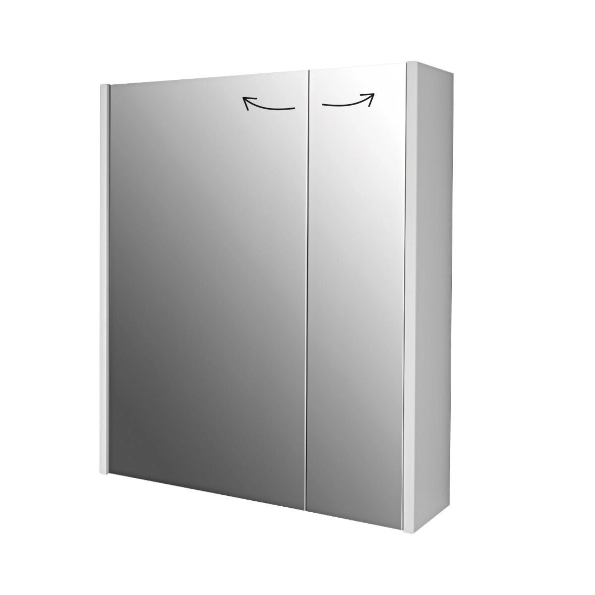 Зеркальный шкаф Dreja Prime 60 см, белый от магазина Vanna-Vanna.ru!