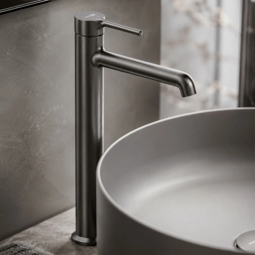 Смеситель для раковины WasserKraft Rhein, графит 9903HGR от магазина Vanna-Vanna.ru!