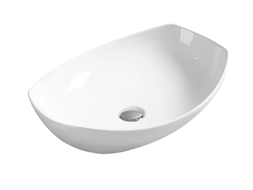 Раковина SantiLine SL-1027 накладная, белая от магазина Vanna-Vanna.ru!