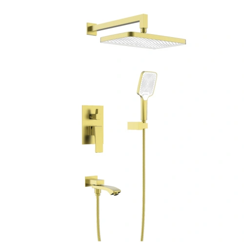 Душевая система встраиваемая Raglo R01.27.03, сатин золотой от магазина Vanna-Vanna.ru!
