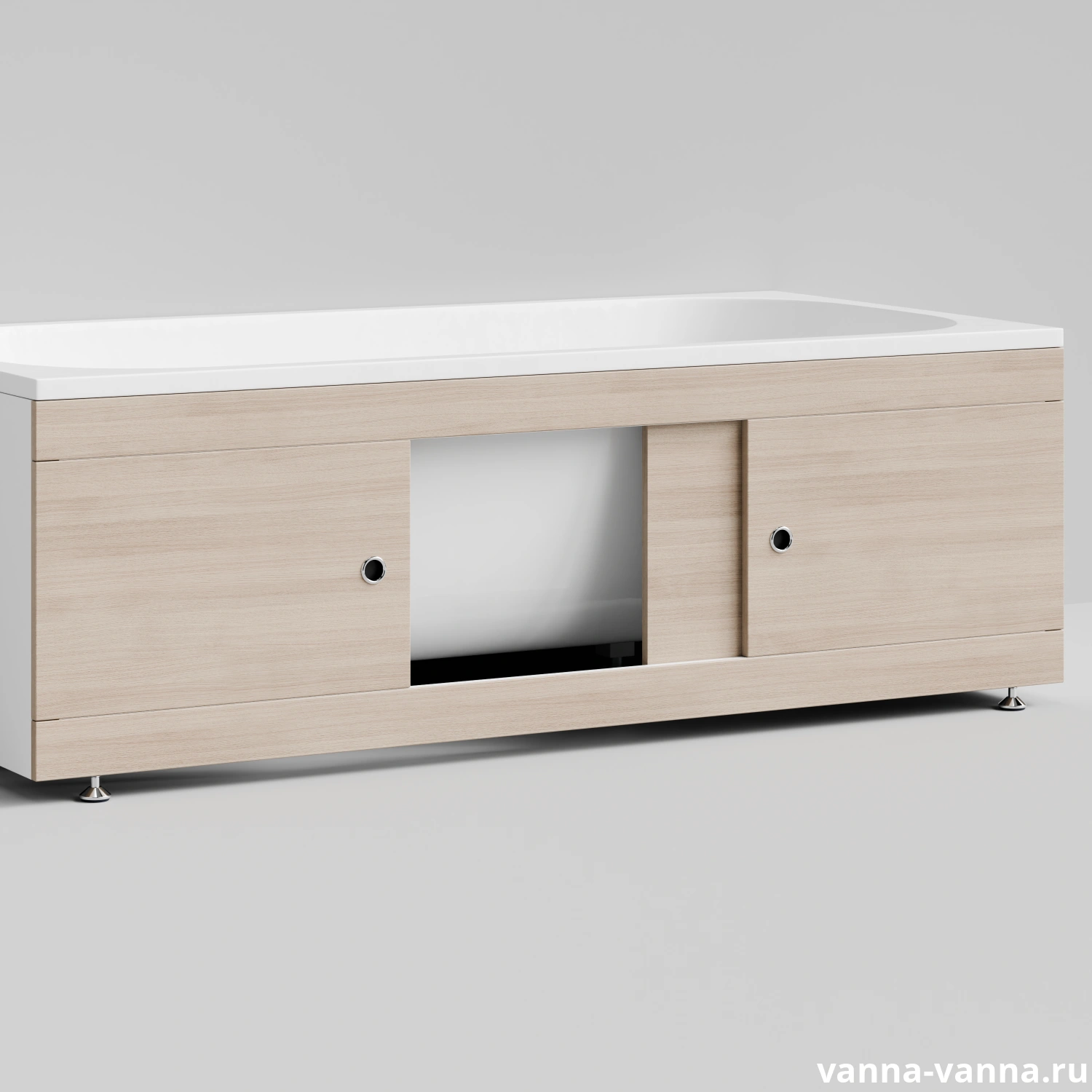 Экран под ванну купе Vod-ok 170 раздвижной дуб от магазина Vanna-Vanna.ru!
