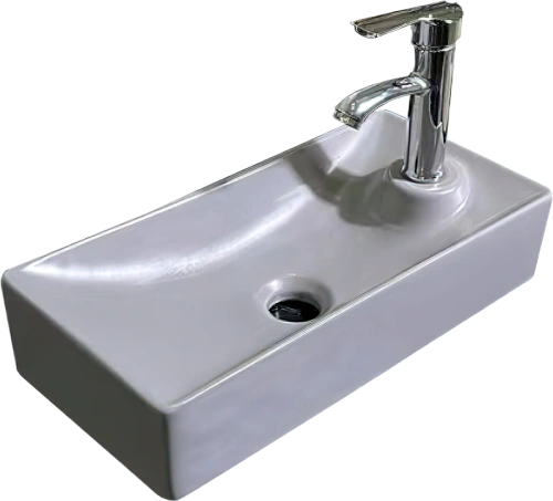 Раковина SantiLine SL-2009LMG накладная, серый матовый от магазина Vanna-Vanna.ru!