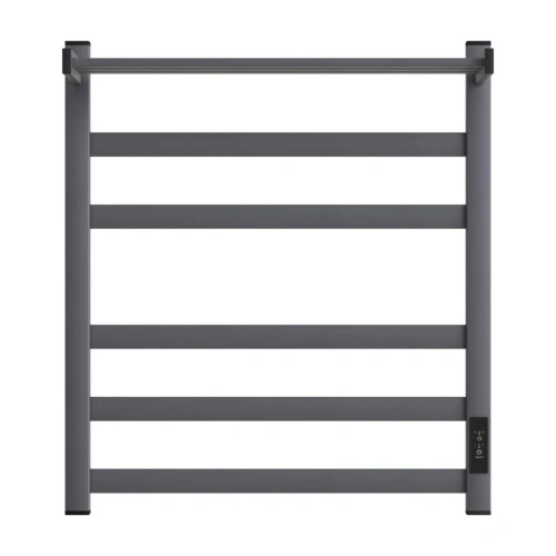 Полотенцесушитель электрический APEXTERMO Terra TR01165GM 600x500 с полкой, графит матовый от магазина Vanna-Vanna.ru!