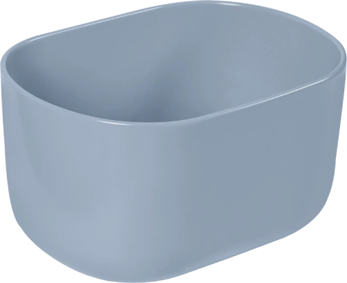 Раковина SantiLine SL-1113BM накладная, голубой матовый от магазина Vanna-Vanna.ru!