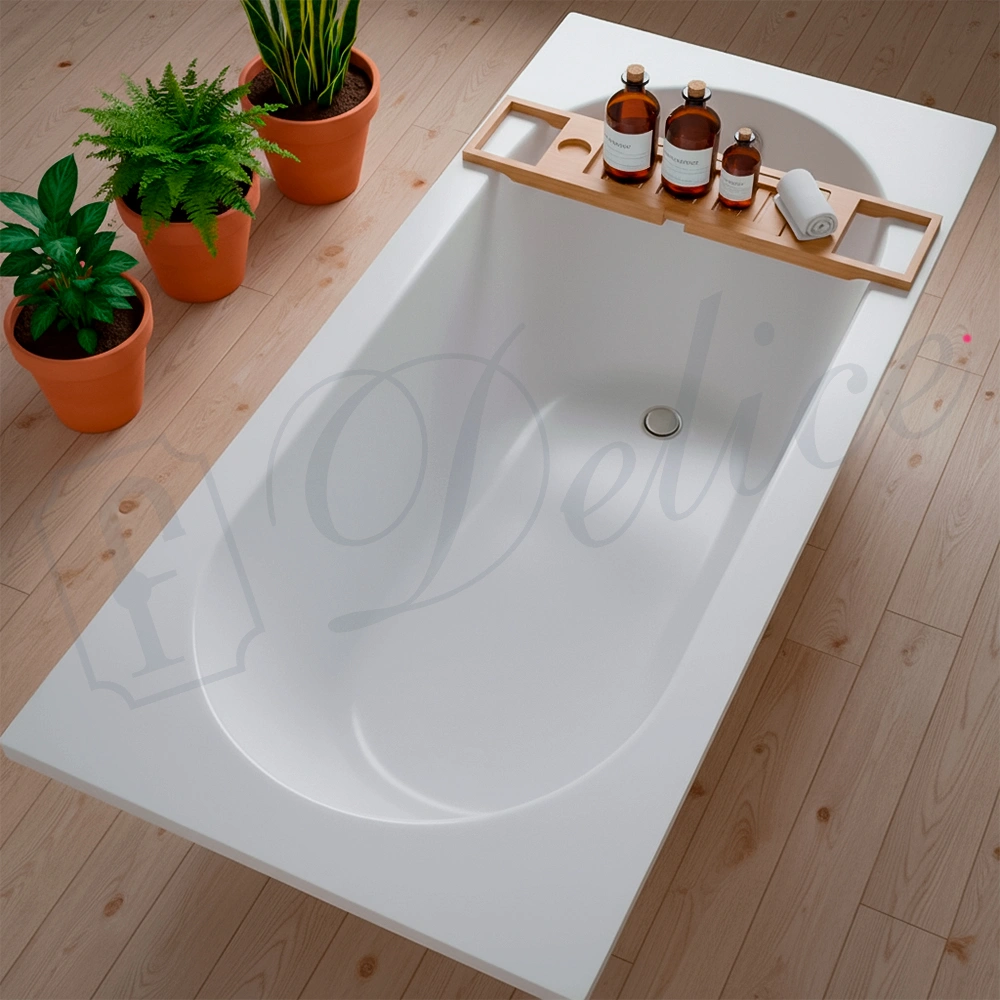 Ванна из литьевого мрамора Delice Bravo 160х70 глянцевая DLR330033-G от магазина Vanna-Vanna.ru!