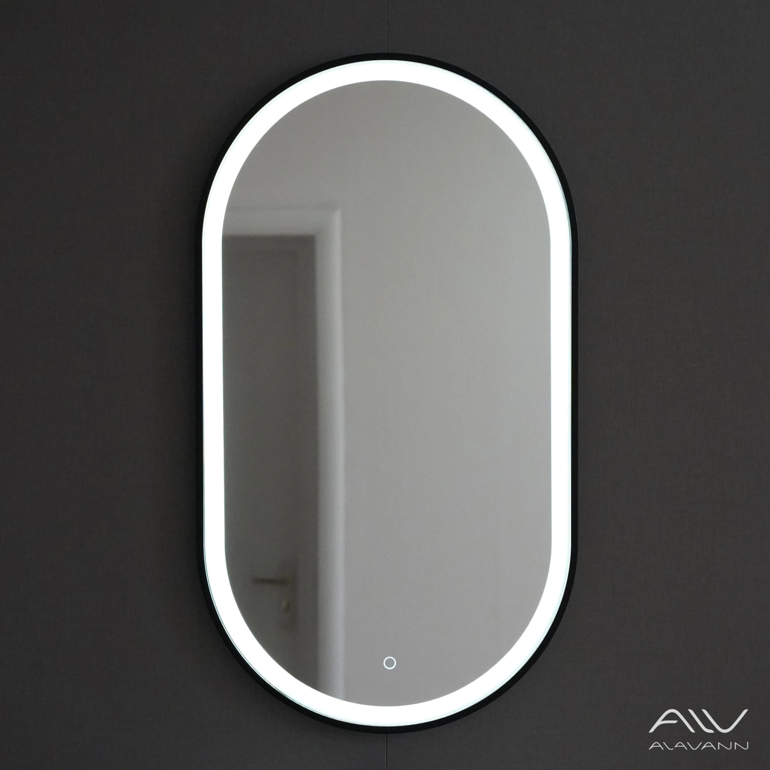 Зеркало Alavann Wave 52х90 Led подсветкой, сенсор от магазина Vanna-Vanna.ru!