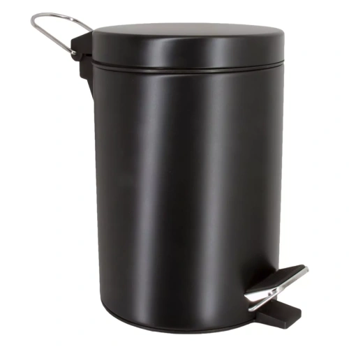 Ведро для мусора WasserKraft K-633 Black черный матовый от магазина Vanna-Vanna.ru!