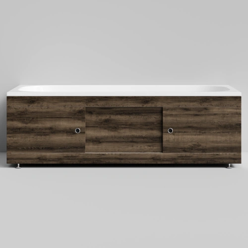 Экран под ванну Vod-ok Купе 180 раздвижной Дуб крымский коричневый от магазина Vanna-Vanna.ru!